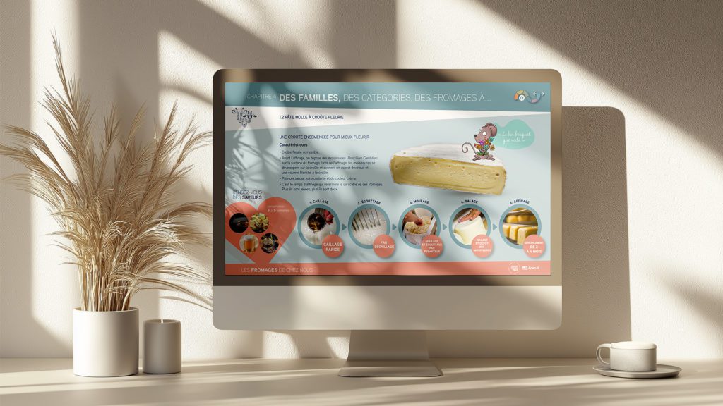 Page sur la fabrication des fromages belges - outil pédagogique APAQ-W