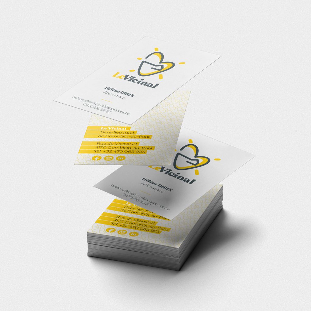 Déclinaison graphique du logo Le Vicinal