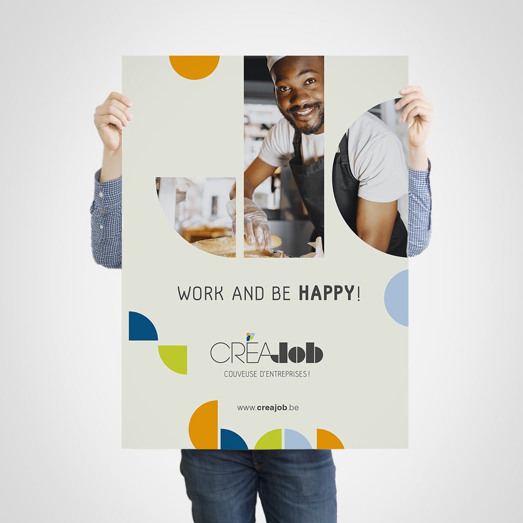 Supports graphiques CréaJob pour communication de lancement