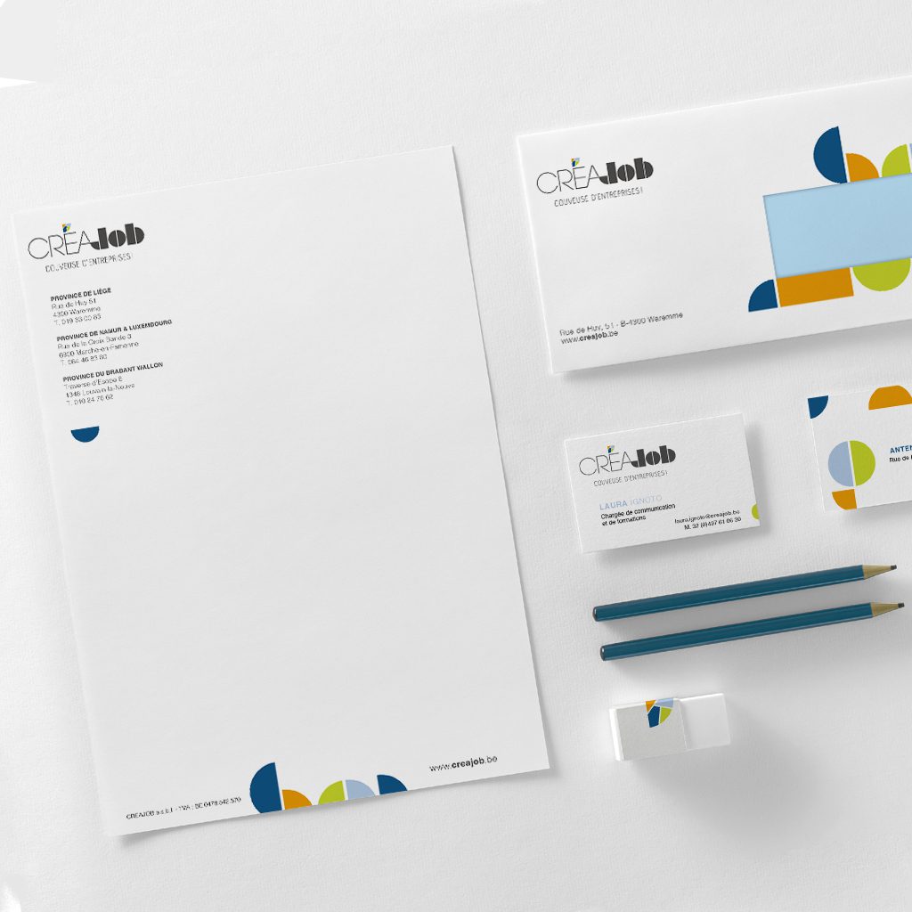 Supports graphiques CréaJob pour communication de lancement