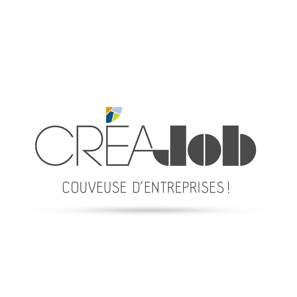 Logo CréaJob conçu par Nombril Studio