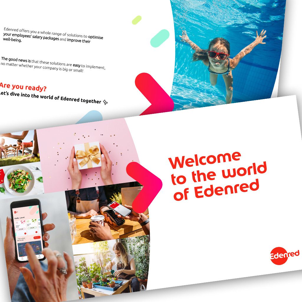 Capture d’écran d’une navigation Genially pour Edenred